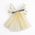 Load image into Gallery viewer, Elegant Hair Bow Clips with Pearls – Black, Gold, and Grey Set of 3