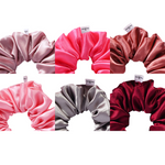 Load image into Gallery viewer, Satin Hair Scrunchies for Women and Girls Set of 12