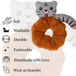 Load image into Gallery viewer, Cat Scrunchies for Kids - Hair Accessories Pack of 2