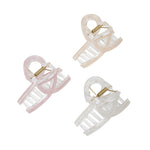 Load image into Gallery viewer, Pastel Hair Clutchers – Elegant & Lightweight Clips for Women Set of 3