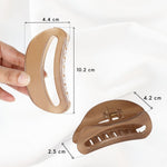 Load image into Gallery viewer, Hair Claw Clips for Women – Lightweight Pastel and Neutral Toned Set of 4