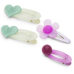 Load image into Gallery viewer, Trendy Pastel Hair Clips for Girls Pack of 4