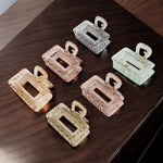 Load image into Gallery viewer, Shimmer Claw Clips for Women – Medium Size Hair Accessories for Any Look 6 Piece Set