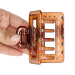 Load image into Gallery viewer, Rectangle Hair Claw Clips for Women in Neutral and Festive Shades – Set of 4