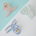 Load image into Gallery viewer, Pastel Hair Claws Clutchers - Pink, Mint, Blue Set of 3