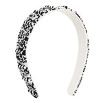 Load image into Gallery viewer, Handmade Black & White Beaded Headband For Women 1 Pcs