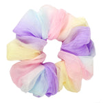 Load image into Gallery viewer, Rainbow Hair Scrunchies Set of 6