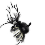 Load image into Gallery viewer, Halloween Hairband with Black Pumpkin & Skeleton Design 1 Piece