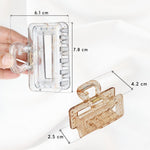 Load image into Gallery viewer, Shimmer Claw Clips for Women – Medium Size Hair Accessories for Any Look 6 Piece Set
