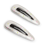 Load image into Gallery viewer, Retro Tic Tac Polka Dot Hair Clips Hairpins Pack of 2