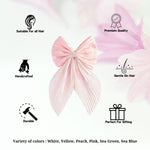 Load image into Gallery viewer, Pink Pleated Hair Bow Clip – Elegant Accessory for All Occasions Pack of 1
