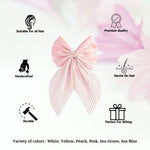 Load image into Gallery viewer, Pink Pleated Hair Bow Clip – Elegant Accessory for All Occasions Pack of 1