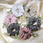 Load image into Gallery viewer, Hair Scrunchies - Elegant Colours Set of 6