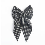 Load image into Gallery viewer, Polka Dot Black Bow Handmade Hair Accessory Set of 1