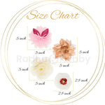 Load image into Gallery viewer, Floral Hair Clips Elegant Flower Bows For Women Set of 4