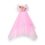 Load image into Gallery viewer, Hair Bow with Veil Pink Floral Accessory 1 Pcs