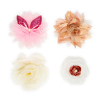 Load image into Gallery viewer, Floral Hair Clips Elegant Flower Bows For Women Set of 4