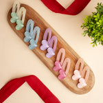 Load image into Gallery viewer, Cute Hair Clips for girls Pink & Purple Pastels Set of 4