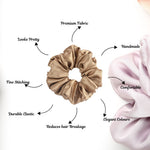 Load image into Gallery viewer, Trendy Hair Scrunchies Multicolour Set of 3