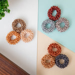 Load image into Gallery viewer, Hair Scrunchies Neutral Shade Pack of 9