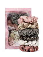 Load image into Gallery viewer, Hair Scrunchies - Elegant Colours Set of 6