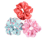 Load image into Gallery viewer, Satin Hair Scrunchies- Pack of 6