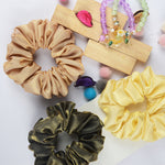 Load image into Gallery viewer, Fancy Hair Scrunchies for Women/Girls Pack of 6