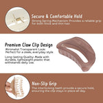 Load image into Gallery viewer, Hair Claw Clips for Women – Lightweight Pastel and Neutral Toned Set of 4