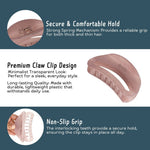 Load image into Gallery viewer, Hair Clutchers For Women – Strong Grip Clips in Blush, Blue, Beige, and Mauve Set of 4