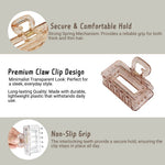 Load image into Gallery viewer, Shimmer Claw Clips for Women – Medium Size Hair Accessories for Any Look 6 Piece Set