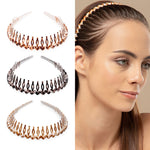 Load image into Gallery viewer, Radhu & Kabby Wavy Hairbands for Women | Stylish Tortoise Shell Design | Fancy Hair Accessories | Pack of 3