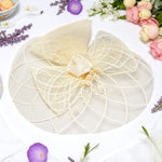 Load image into Gallery viewer, Radhu & Kabby Stylish Fascinator Hat for Girls/Women | Mesh & Pearl Detailing | For Special Events