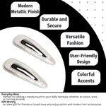 Load image into Gallery viewer, Retro Tic Tac Polka Dot Hair Clips Hairpins Pack of 2