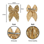 Load image into Gallery viewer, Trendy Golden Hair Bowclip for Girls & Women Pack of 1