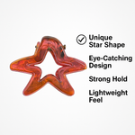 Load image into Gallery viewer, Radhu & Kabby Multicolor Mini Claw Clips for Girls | 12-Piece Star & Arch Set Glossy Acrylic Finish | Strong Hold Hair Accessories for Everyday & Festive Use