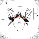 Load image into Gallery viewer, Halloween Black Antler Headband 1 Pcs