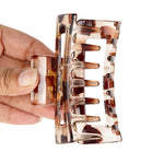 Load image into Gallery viewer, Hair Clutchers For Women in Pink, Brown, and Beige – Medium Size Clips Set of 4