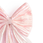 Load image into Gallery viewer, Pink Pleated Hair Bow Clip – Elegant Accessory for All Occasions Pack of 1