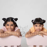 Load image into Gallery viewer, Trendy Black & White Polka Dot Alligator Clips - 2 Pack