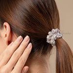 Load image into Gallery viewer, Hair Scrunchies Neutral Shade Pack of 9