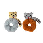 Load image into Gallery viewer, Cat Scrunchies for Kids - Hair Accessories Pack of 2