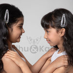 Load image into Gallery viewer, Retro Tic Tac Polka Dot Hair Clips Hairpins Pack of 2