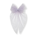 Load image into Gallery viewer, Net Tail Hairbows Polka Dot Net Bows Purple & Pink Colour Set of 2