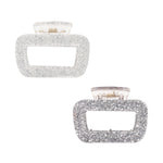 Load image into Gallery viewer, Hair Claw Clips Sparkly Clutchers for Women Set of 2