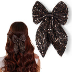 Load image into Gallery viewer, Trendy Hair Bow for Girls Black Colour 1 Pcs
