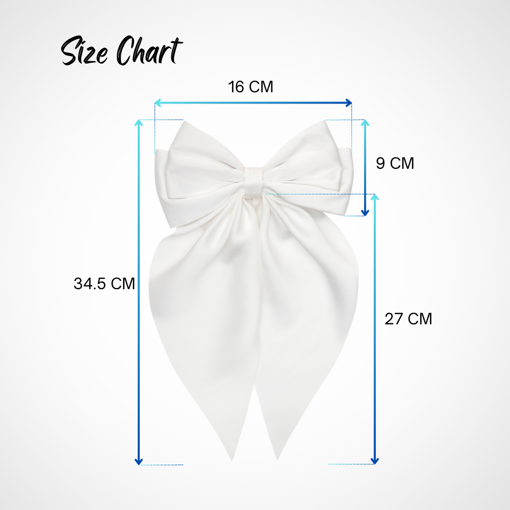 Classic Satin Hair Bow with Alligator Clip Pack of 2