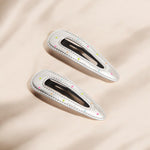 Load image into Gallery viewer, Retro Tic Tac Polka Dot Hair Clips Hairpins Pack of 2