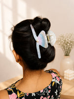 Load image into Gallery viewer, Radhu &amp; Kabby Mermaid Seashell Hair Claw Clip for Women | Pearl Accent Ocean-Inspired Hair Accessory with Strong Hold for Buns, Half-Up Styles