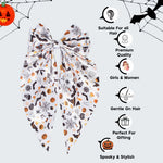 Load image into Gallery viewer, Radhu &amp; Kabby Halloween Special Hair Bow | Elegant Printed Hair Accessories for Girls &amp; Women