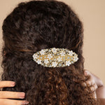 Load image into Gallery viewer, Vintage Golden Floral Hair Clip for Women - One Piece